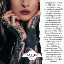 Load image into Gallery viewer, Tattoo token krystalbella_art
